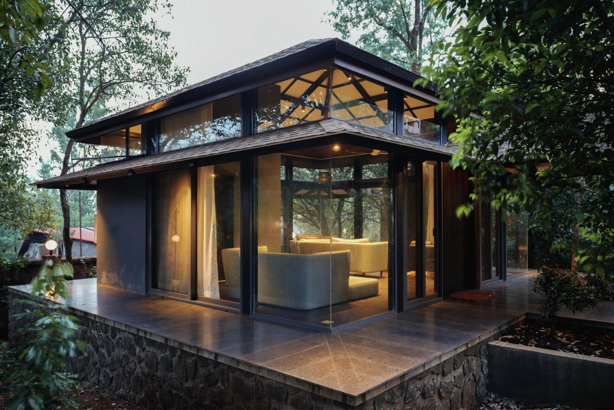 Saffronstays The Glasshouse, Panchgani - Beautiful Glass Villa For Couples Exterior foto